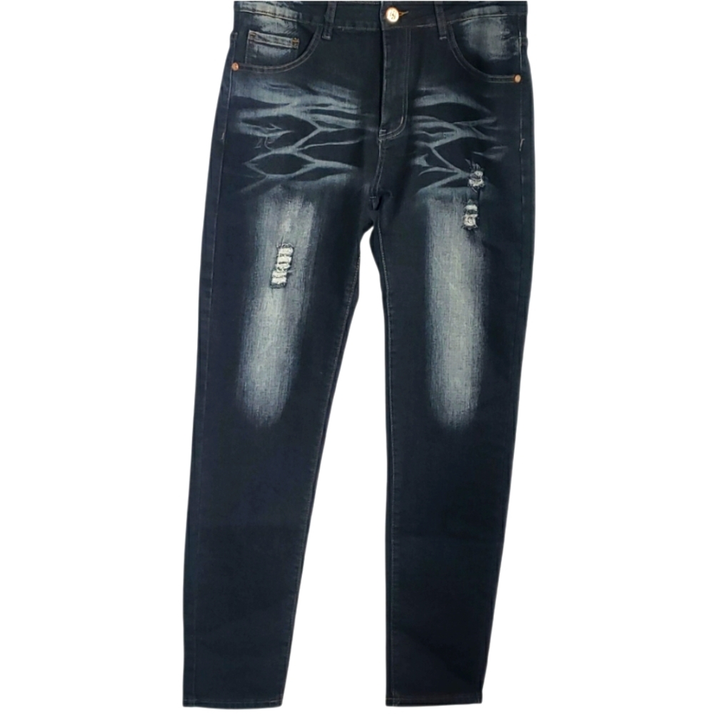 JUNBAOSS Men's Slim Fit Stretch Jeans Ripped Skinny Jeans for Men, Distressed
